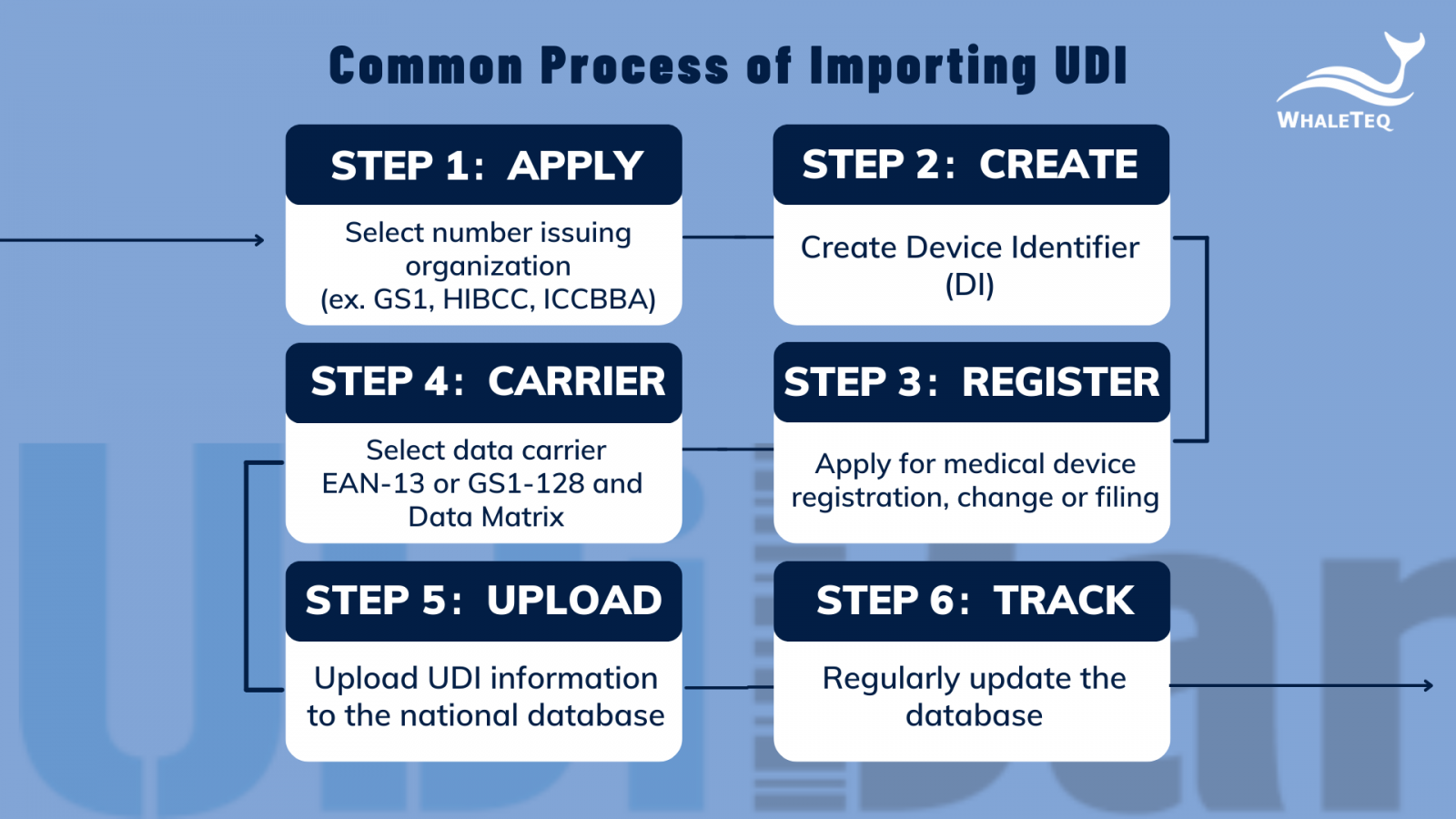 Common Process of Importing UDI Common Process of Importing UDI