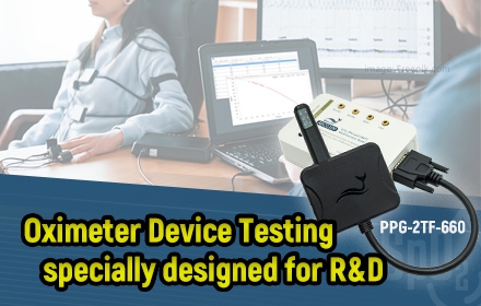 鯨揚科技推出專為 R&D 打造的穿透式血氧性能測試儀 PPG-2TF-660