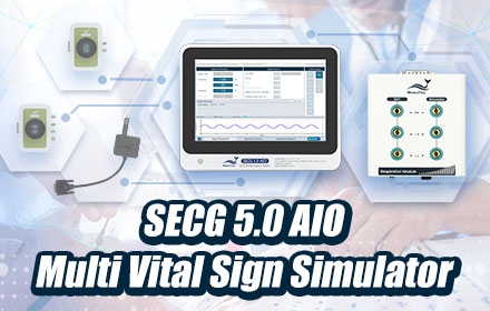 鯨揚科技 SECG 5.0 AIO 功能再升級！搭配呼吸模組，擴大呼吸訊號模擬範圍並優化解析度