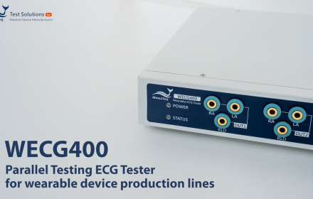 【WECG400 Parallel Testing ECG Tester for wearable device production lines】Introduction